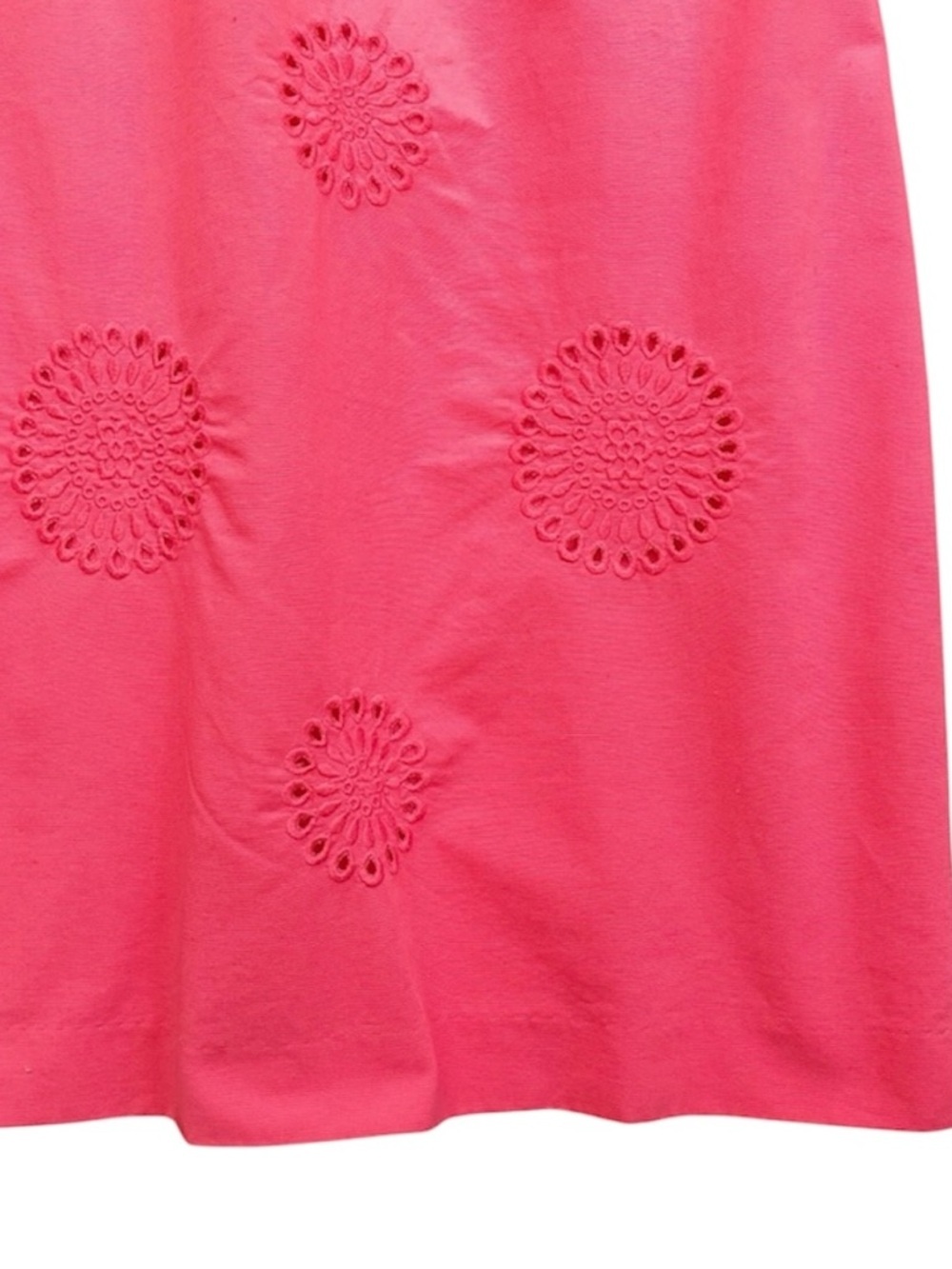 BODEN | Women’s Coral Pink Eyelet Embroidered Midi Dress, US 8 - Picture 5 of 9